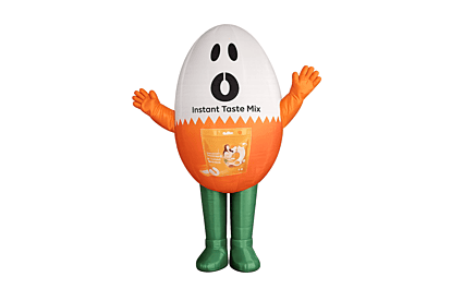 egg shape inflatables costume